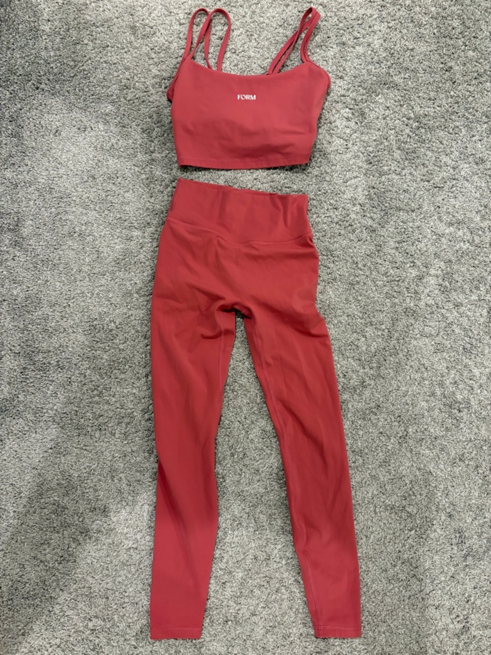 FORM Pink Sports Bra & Legging Set